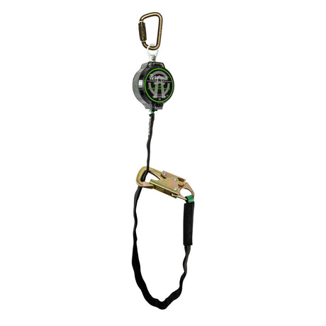 Safewaze 018-5029 7' Web Tie-Back Retractable With Steel Carabiner