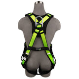 Safewaze 019-1063 PRO Full Body Harness: 3D, MB Chest, FD, TB Legs, S/M - 2