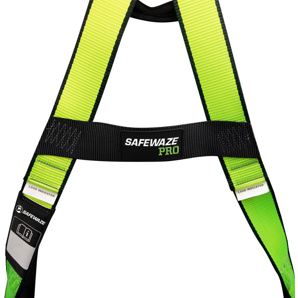 Safewaze 019-1063 PRO Full Body Harness: 3D, MB Chest, FD, TB Legs, S/M - 4