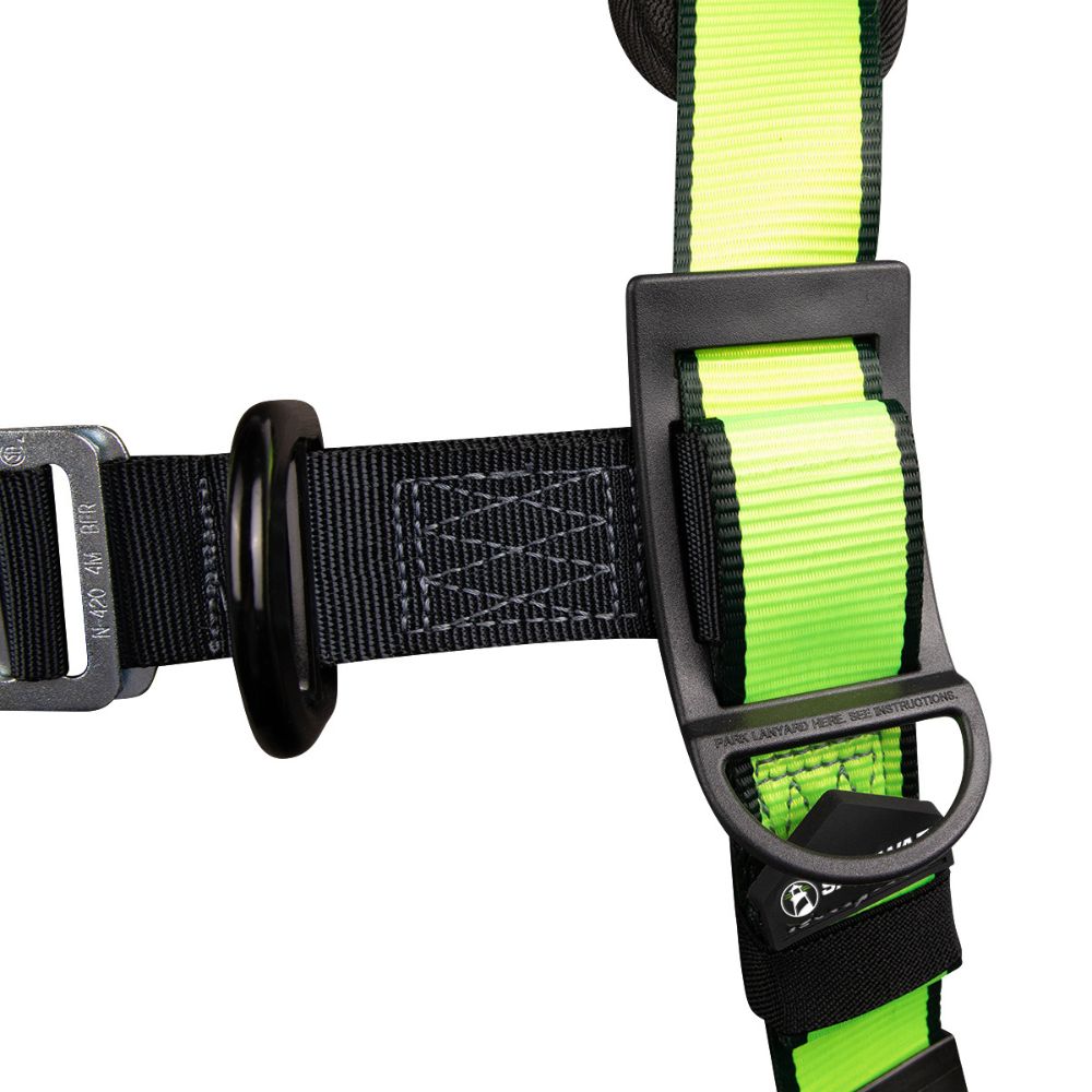 Safewaze 019-1063 PRO Full Body Harness: 3D, MB Chest, FD, TB Legs, S/M - 6