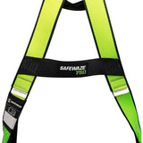 Safewaze 019-1065 PRO Full Body Harness: 3D, MB Chest, FD, TB Legs, 2X - 4