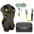 Safewaze 019-3011 PRO Bag Kit: FS185-S/M Harness, FS700-50GA VLL, FS560-3 Lanyard, FS8175 Bag, S/M