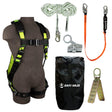 Safewaze 019-3049 PRO Bag Roof Kit: FS185-XS Harn, FS700-50 VLL, FS1118-DC Grab, FS88560-E Lanyard, FS870 Anchor, FS8185 Bag, XS