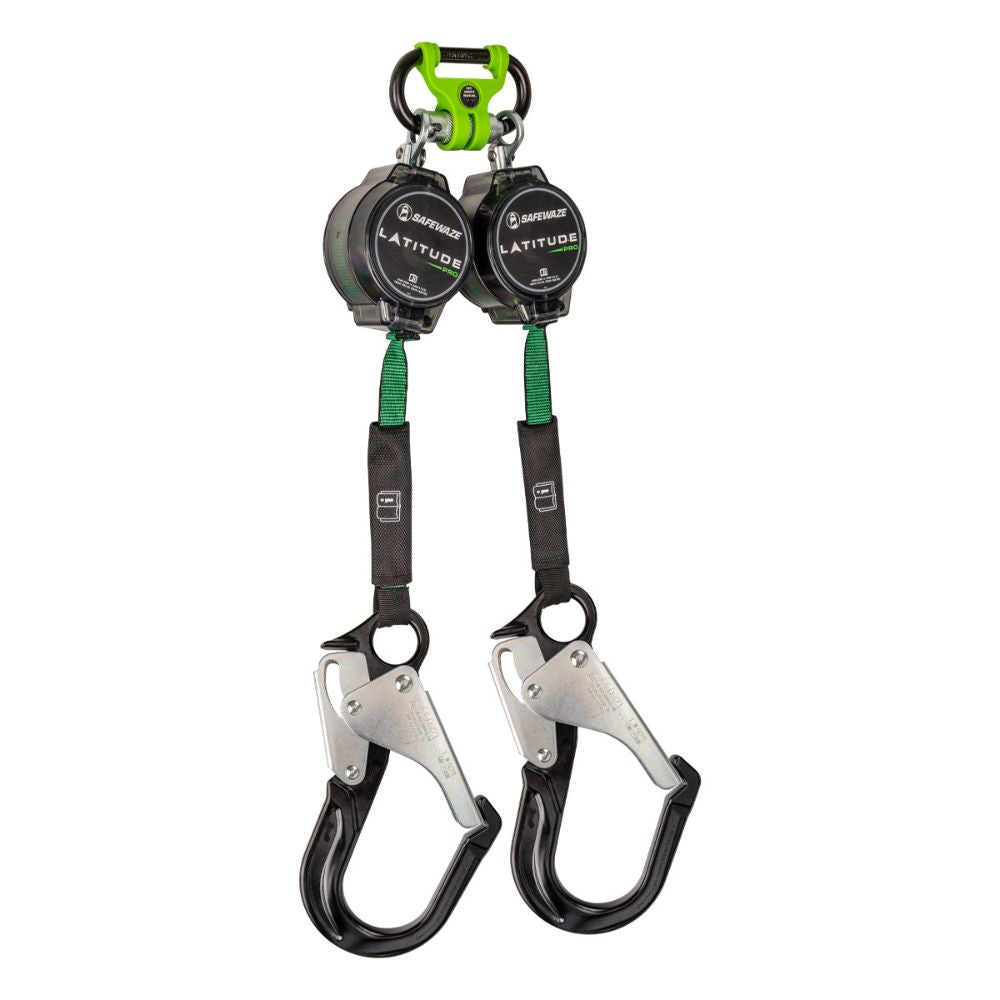 Safewaze 019-5127 Latitude Pro 7' Dual Web SRL: 1014 BWB, Alu Rebar Hooks