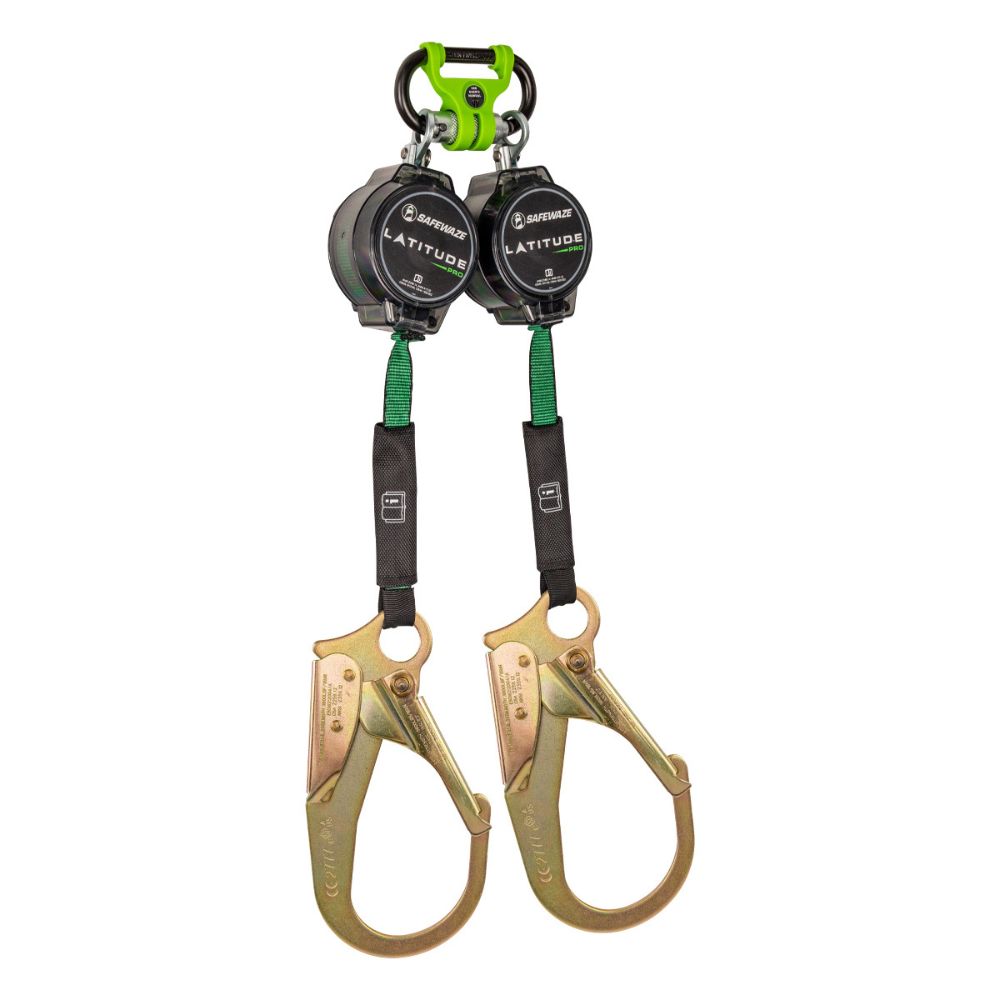 Safewaze 019-5140 Latitude Pro 7' Dual Web SRL: 1014 BWB, Form Accommodating Rebar Hooks