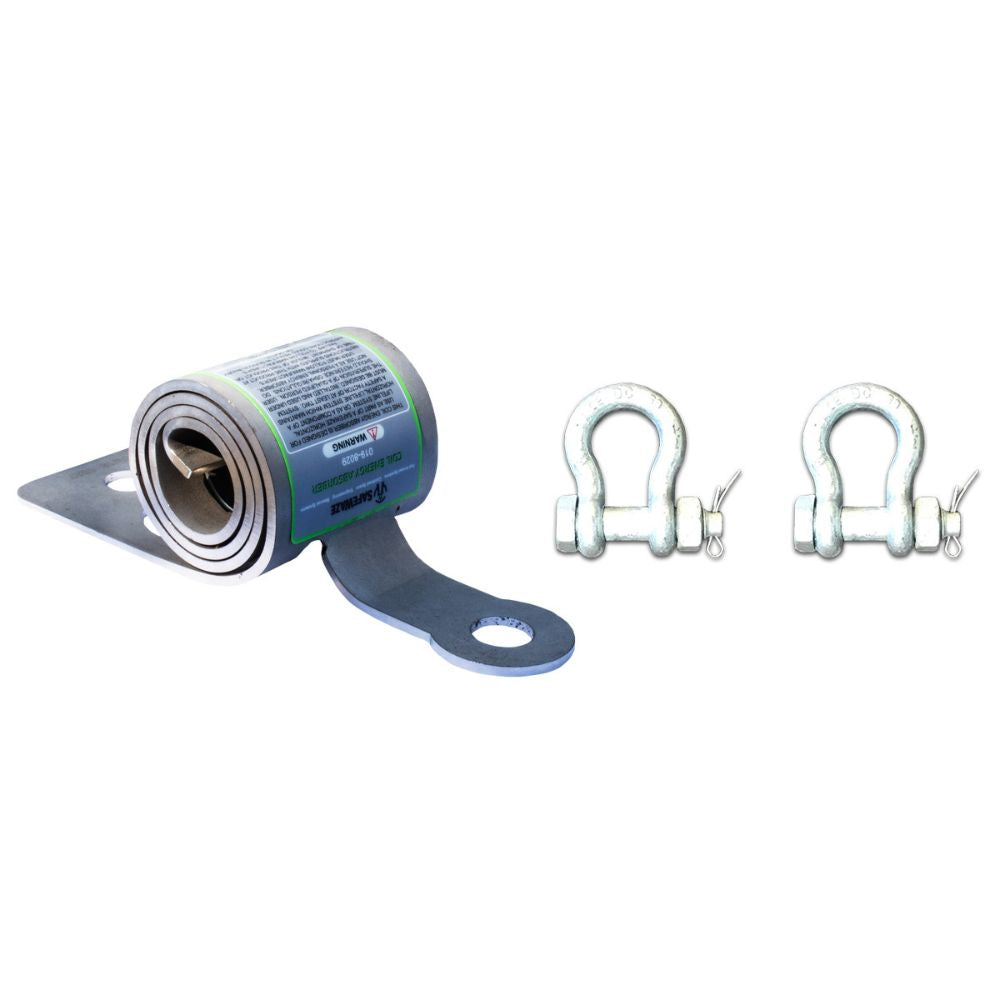 Safewaze 019-8028 Coil Energy Absorber: Shackles