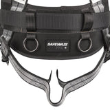 Safewaze 020-1181 PRO+ Slate Construction Harness: Alu 3D, Alu QC Chest, Alu FD, TB Legs, Small - 8