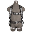 Safewaze 020-1182 PRO+ Slate Construction Harness: Alu 3D, Alu QC Chest, Alu FD, TB Legs, Medium