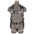 Safewaze 020-1196 PRO+ Slate Construction Harness: Alu 1D, Alu QC Chest, TB Legs, XS