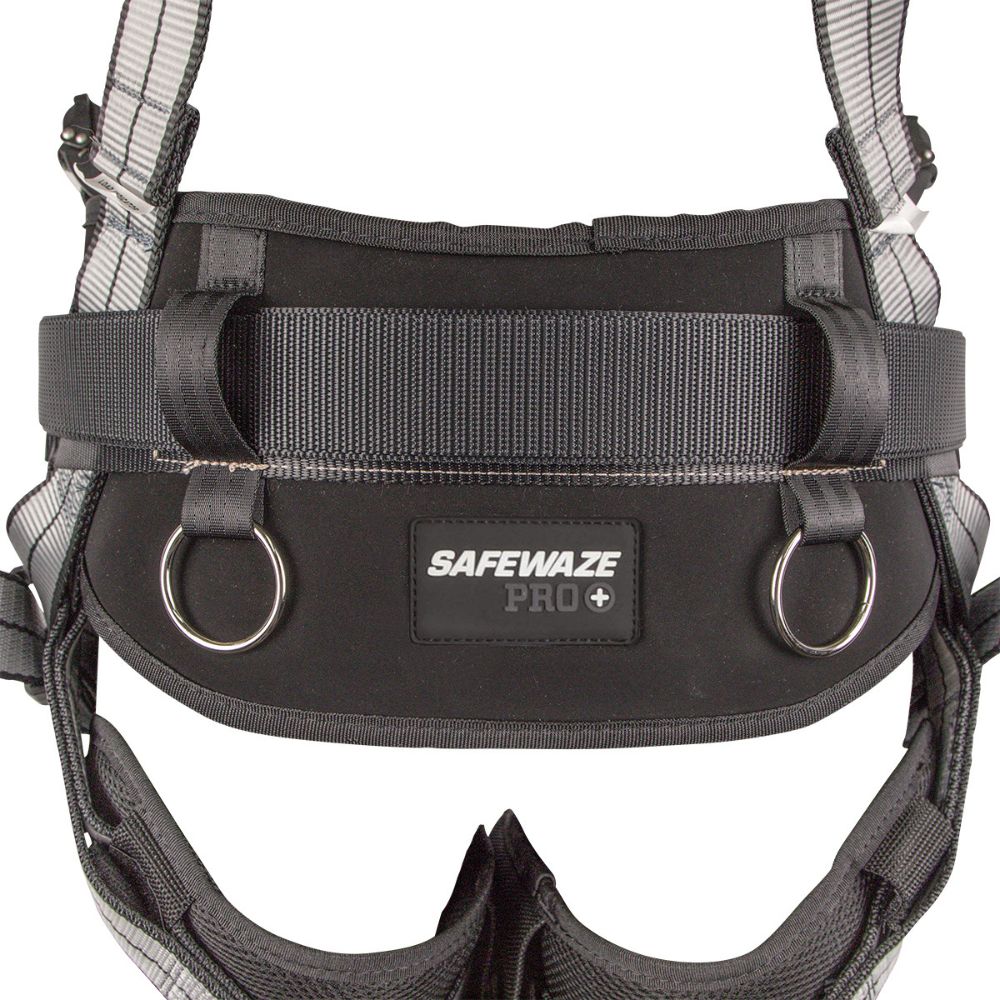 Safewaze 020-1196 PRO+ Slate Construction Harness: Alu 1D, Alu QC Chest, TB Legs, XS - 8