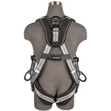 Safewaze 020-1204 PRO+ Slate Full Body Harness: Alu 3D, Alu QC Chest, TB Legs, XS - 2