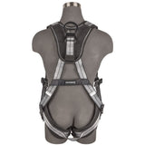 Safewaze 020-1213 PRO+ Slate Full Body Harness: Alu 1D, Alu QC Chest, Alu FD, TB Legs, Small - 2