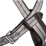 Safewaze 020-1214 PRO+ Slate Full Body Harness: Alu 1D, Alu QC Chest, Alu FD, TB Legs, Medium - 4