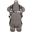 Safewaze 020-1228 PRO+ Slate Full Body Harness: Alu 1D, Alu QC Chest, TB Legs, XS