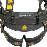 Safewaze 020-1251 Arc Flash Construction Harness: DE 3D, DE QC Chest, DE FD, DE QC Legs, Small - 6