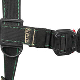 Safewaze 020-1260 Arc Flash Construction Harness: DE 3D, DE QC Chest, TB Legs, Medium - 6