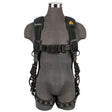 Safewaze 020-1266 Arc Flash Full Body Harness: DE 3D, DE QC Chest, DE FD, TB Legs, XS