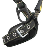 Safewaze 020-1267 Arc Flash Full Body Harness: DE 3D, DE QC Chest, DE FD, TB Legs, Small - 8