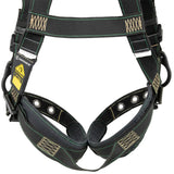 Safewaze 020-1268 Arc Flash Full Body Harness: DE 3D, DE QC Chest, DE FD, TB Legs, Medium - 6