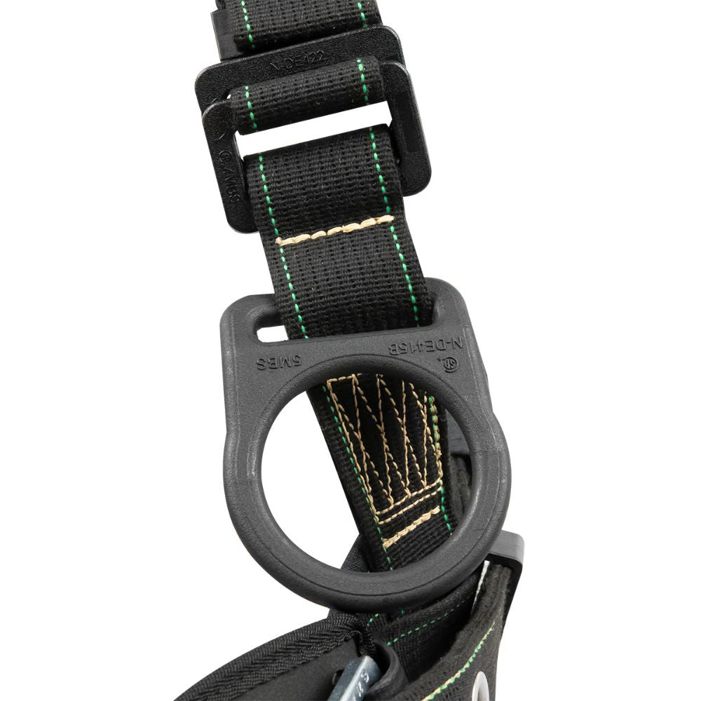 Safewaze 020-1271 Arc Flash Full Body Harness: DE 3D, DE QC Chest, DE FD, TB Legs, 2X - 3