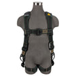 Safewaze 020-1275 Arc Flash Full Body Harness: DE 3D, DE MB Chest/Legs, Small