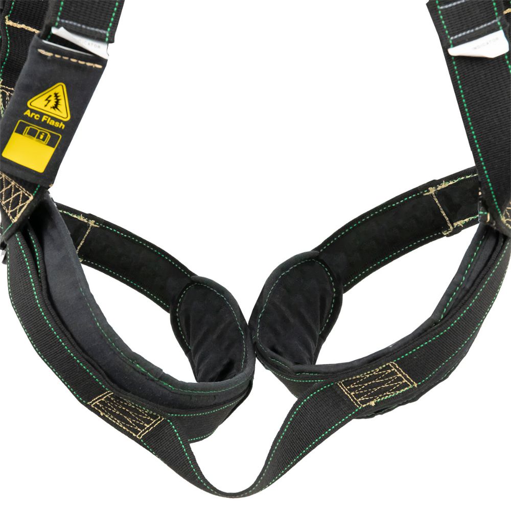 Safewaze 020-1275 Arc Flash Full Body Harness: DE 3D, DE MB Chest/Legs, Small - 7