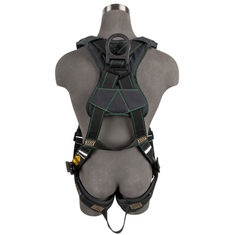 Safewaze 020-1283 Arc Flash Full Body Harness: DE 1D, DE MB Chest, TB Legs, Small - 2