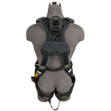 Safewaze 020-1284 Arc Flash Full Body Harness: DE 1D, DE MB Chest, TB Legs, Medium - 2