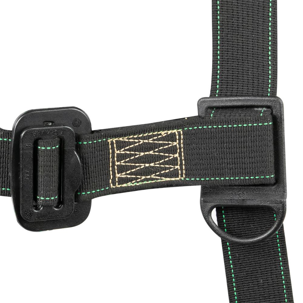 Safewaze 020-1286 Arc Flash Full Body Harness: DE 1D, DE MB Chest, TB Legs, XL - 6