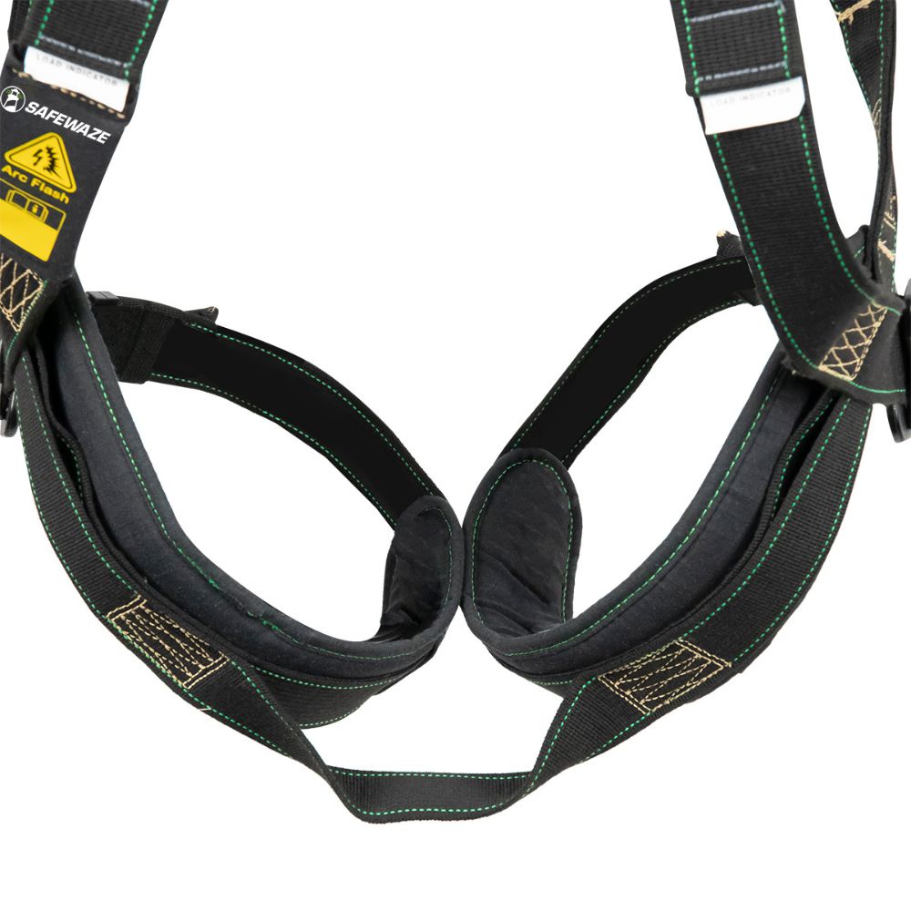 Safewaze 020-1290 Arc Flash Full Body Harness: DE 1D, DE MB Chest/Legs, SX - 7