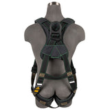 Safewaze 020-1291 Arc Flash Full Body Harness: DE 1D, DE MB Chest/Legs, Small - 2