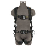 Safewaze 020-1346 Arc Flash Construction Harness: 3D, MB Chest, TB Legs, Medium - 2