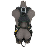 Safewaze 020-1352 Arc Flash Full Body Harness: 1D, MB Chest, TB Legs, XS - 2