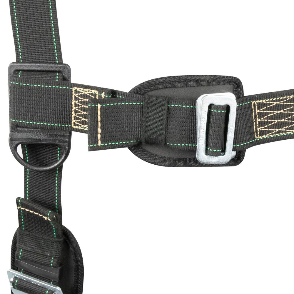 Safewaze 020-1352 Arc Flash Full Body Harness: 1D, MB Chest, TB Legs, XS - 6