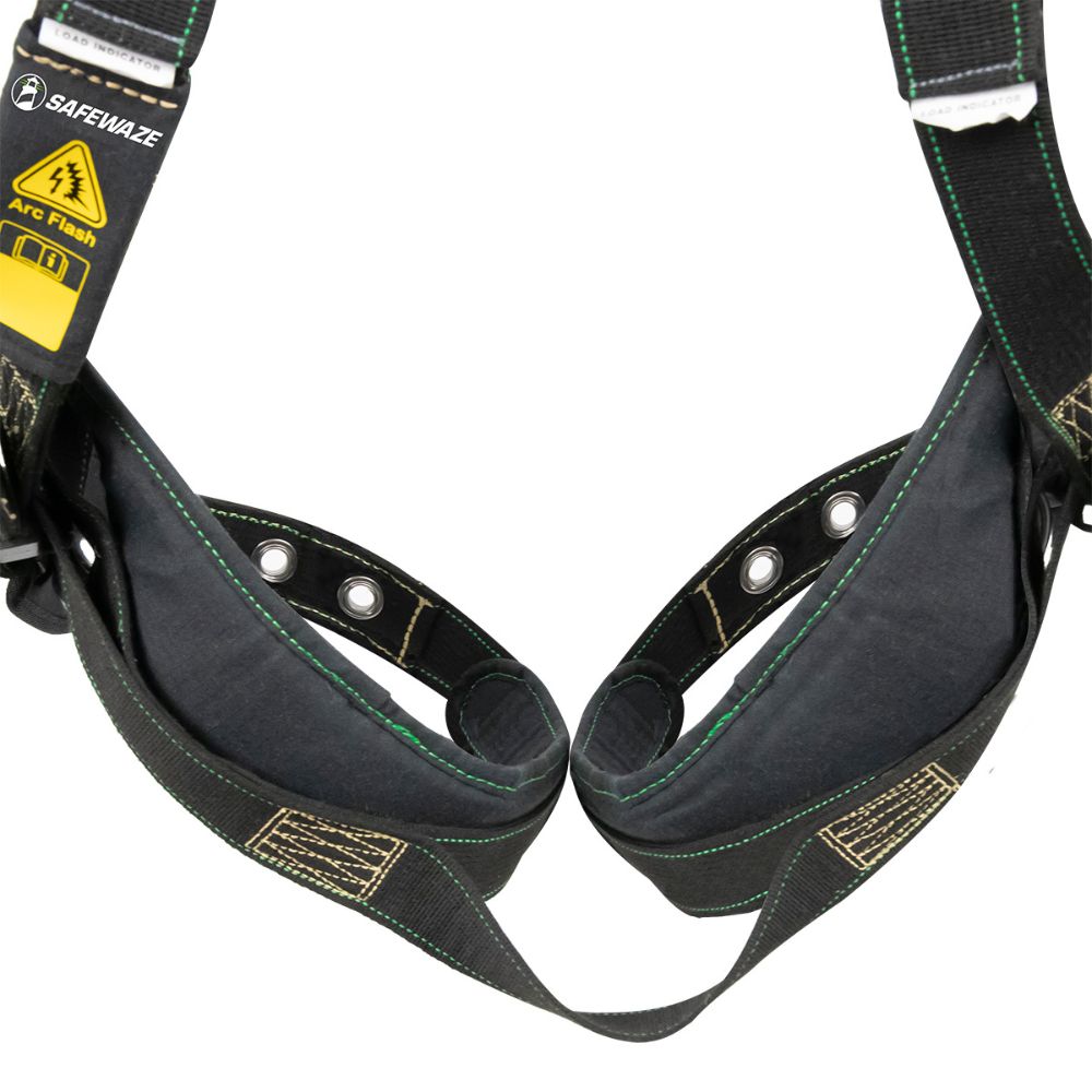 Safewaze 020-1352 Arc Flash Full Body Harness: 1D, MB Chest, TB Legs, XS - 7