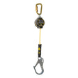 Safewaze 020-5201 Latitude Pro Arc Flash 7' Single Web SRL: Carabiner, Rebar Hook
