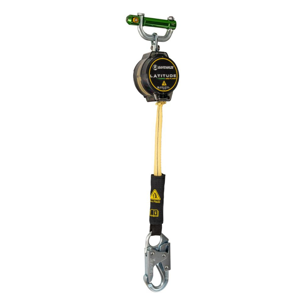 Safewaze 020-5204 Latitude Pro Arc Flash 7' Single Web SRL: 9013 BWB, Snap Hook