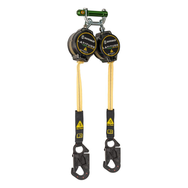 Safewaze 020-5221 Latitude Pro Arc Flash 7' Dual Web SRL: 9013 BWB, Dielectric Snap Hooks