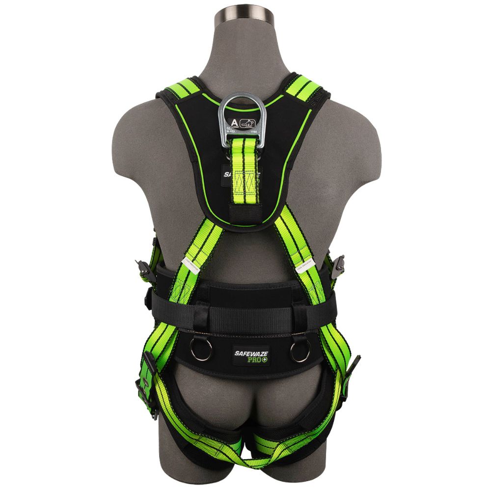 Safewaze 021-1433 PRO+ Construction Harness: 1D, QC Chest, TB Legs, XS - 2