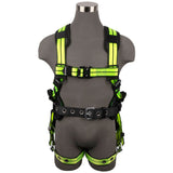 Safewaze 021-1438 PRO+ Construction Harness: 1D, QC Chest, TB Legs, 2X