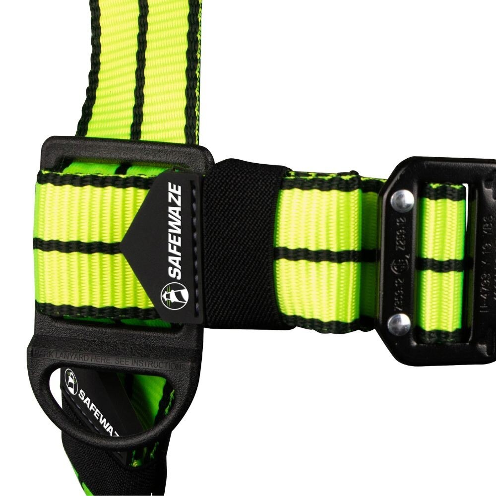 Safewaze 021-1438 PRO+ Construction Harness: 1D, QC Chest, TB Legs, 2X - 4
