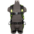 Safewaze 021-1449 PRO Construction Harness: 3D, QC Chest/Legs, XS