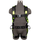 Safewaze 021-1449 PRO Construction Harness: 3D, QC Chest/Legs, XS - 2