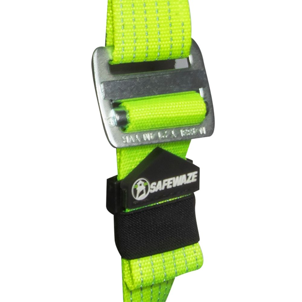 Safewaze 021-1810 Reflective Full Body Harness: 1D, MB Chest, TB legs, Mining Belt, Small - 3