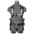 Safewaze 021-1817 PRO+ Slate Construction Harness: Alu 3D, Alu QC Chest/Legs, XS