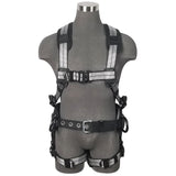 Safewaze 021-1818 PRO+ Slate Construction Harness: Alu 3D, Alu QC Chest/Legs, Small