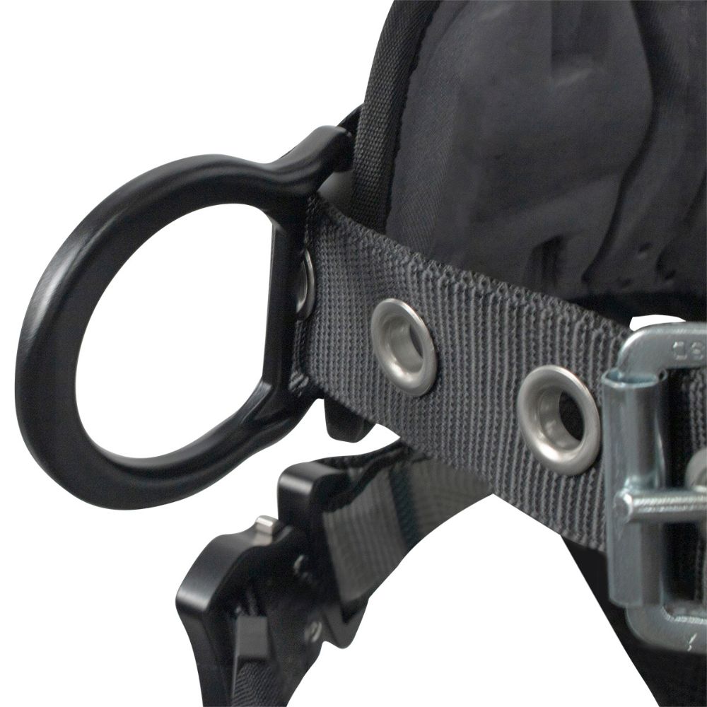 Safewaze 021-1820 PRO+ Slate Construction Harness: Alu 3D, Alu QC Chest/Legs, Large - 4