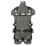 Safewaze 021-1830 PRO+ Slate Construction Harness: Alu 3D, Alu QC Chest, Alu FD, Alu QC Legs, 2X