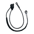 Safewaze 021-2066 6.5' Rope Positioning Lanyard: Rope Adjuster, No connectors (B&W)