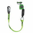 Safewaze 021-5282 Latitude Tie-Back 6' Single Web SRL: 9013, 37" SL Tie-Back, Alu Snap Hook